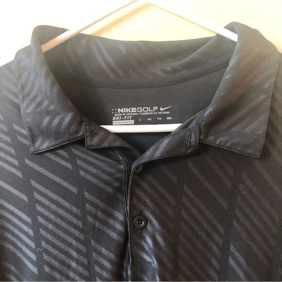 Nike Dri Fit Embossed Polo Shirt XXL - Picture 3 of 7